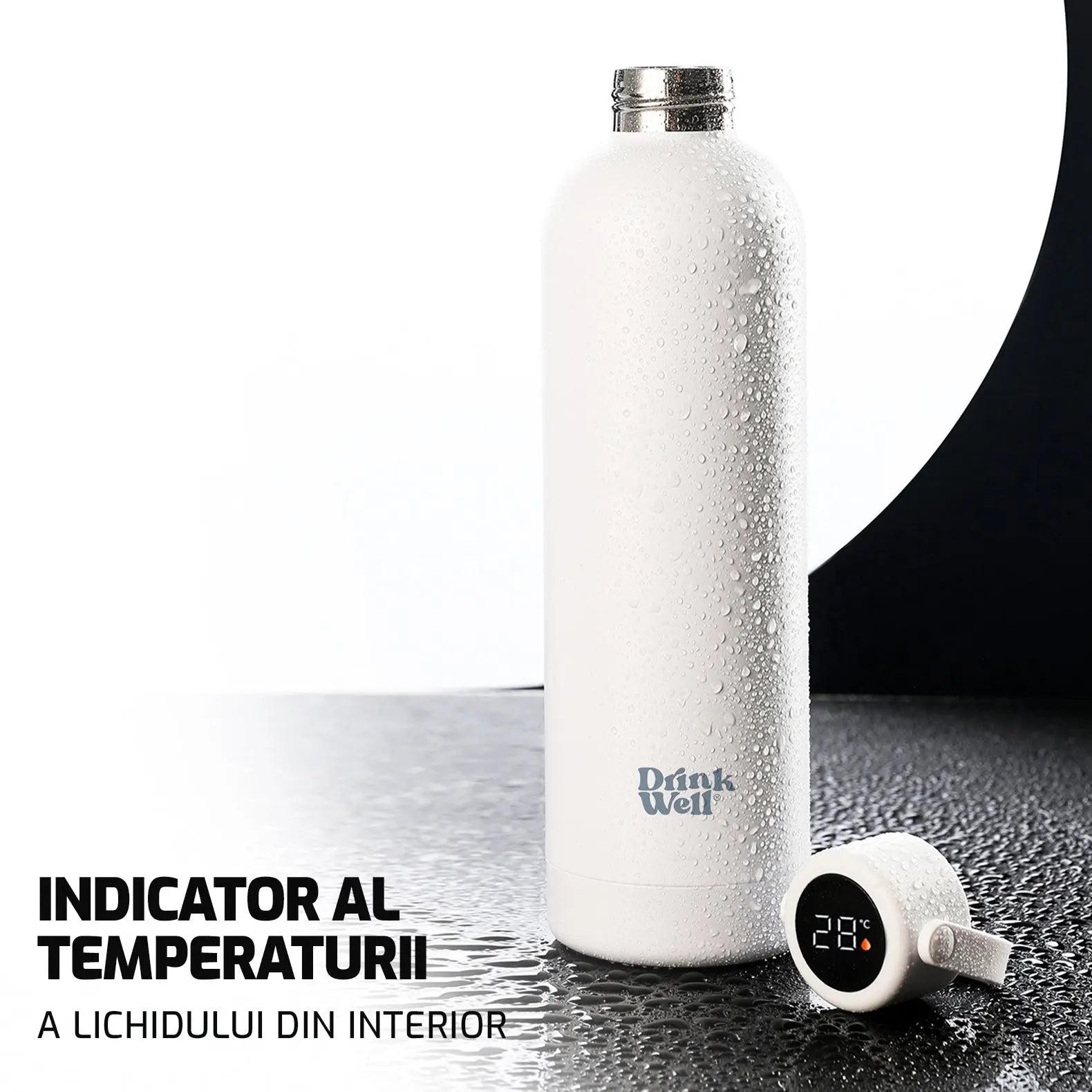 Thermoskanne mit Temperaturanzeige