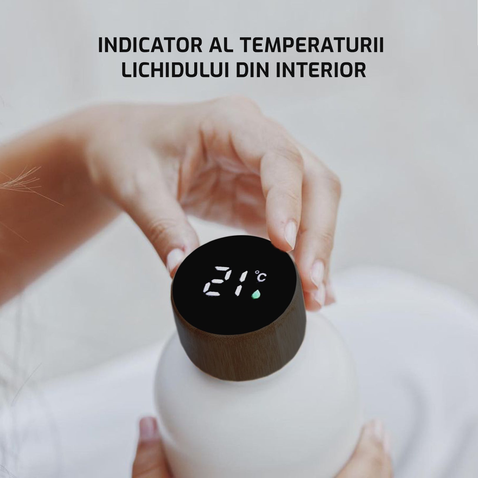 Termos cu indicator al temperaturii