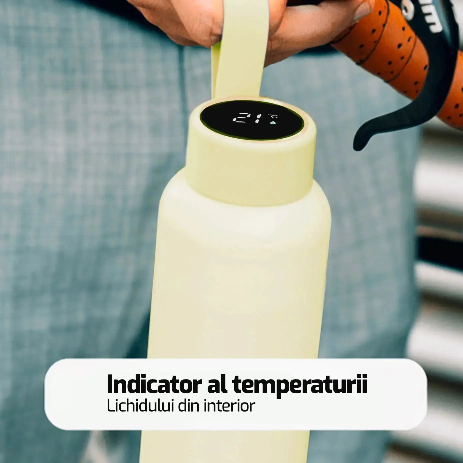 Thermomètre à indicateur de température